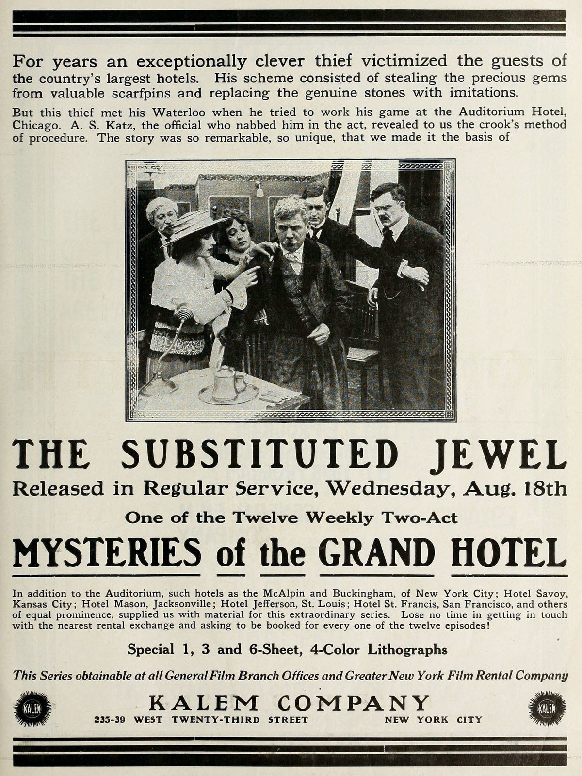 Mysteries of the Grand Hotel #5 The Substituted Jewel